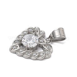 Подвески из хирургической нержавеющей стали 316 со стразами STAS-P412-11B-P