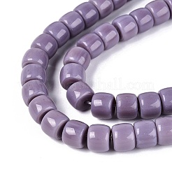 Opache perle di vetro fili&nbsp;GLAA-Q106-02A-B04