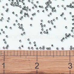 MIYUKIデリカビーズ  シリンダー  日本製シードビーズ  11/0  （db0457)亜鉛メッキダークスチールグリーン  1.3x1.6mm  穴：0.8mm  約2000PCS /ボトル  10 G /ボトル&nbsp;SEED-JP0008-DB0457
