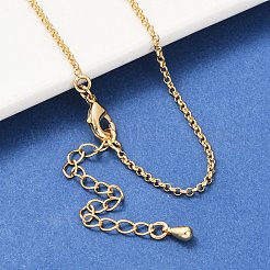 Ожерелья с длинной цепочкой из латуни NJEW-K112-10G-NF