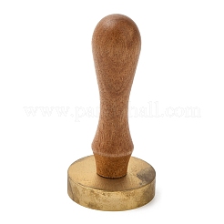 (распродажа с дефектом: окисление)деревянные ручки с сургучной печатью STAM-XCP0001-01LG