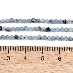 Brins de perles d'aigue-marine bleu diable naturel&nbsp;GG-CBAF158-D01-04