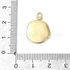 Pendentifs en laiton émaillé sur le thème de l'océan&nbsp;KK-H270-06G-06