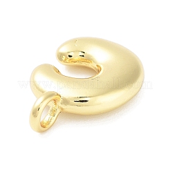 Подвески из латуни с покрытием стойки с буквами-шариками KK-C050-01G-C