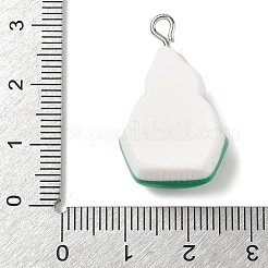 Подвески из непрозрачной смолы на рождественскую тематику RESI-I344-02P-05