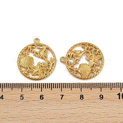 Подвески из нержавеющей стали 304 с тематикой океана&nbsp;STAS-F317-01N-G