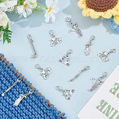 48 шт. 6 стиля подвески из сплава на тему гольфа&nbsp;HJEW-HY00055