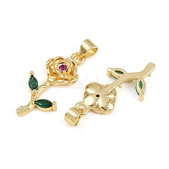 Латунные микро проложить кубического циркония подвески&nbsp;KK-C114-20G