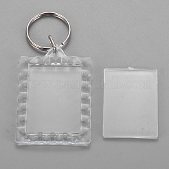 Акриловый брелок&nbsp;KEYC-WH0016-02F
