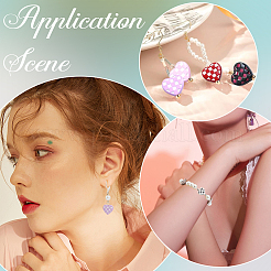 42 шт. 7-цветные бусины из сплава FIND-SC0015-83