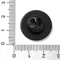 304 нержавеющая сталь плоская круглая брошь основа для броши STAS-S172-10B-B