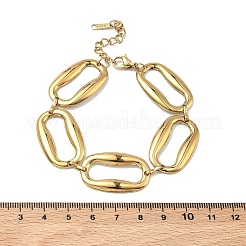 Bracelets à maillons ovales en acier inoxydable 304 pour femmes&nbsp;BJEW-D456-05G
