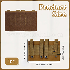 Paneles adhesivos tácticos de velcro de tela Oxford&nbsp;AJEW-WH0816-483B