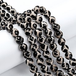 Бусины дзи с узором на спине черепахи в тибетском стиле G-H1454-1