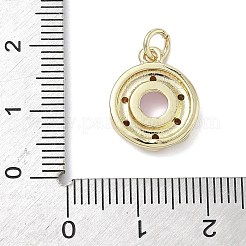 Латунные микро проложить кубического циркония подвески KK-K368-16G-01