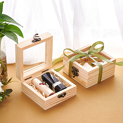 Scatola di legno&nbsp;CON-WH0080-17A