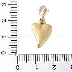 Подвеска в форме сердца из нержавеющей стали 304 STAS-S165-15G