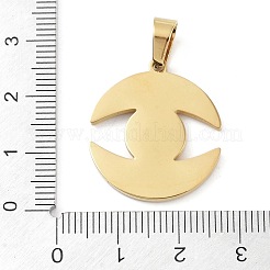 Ионное покрытие (ip) 304 нержавеющая сталь эмаль стразы подвески STAS-Q325-03G-G