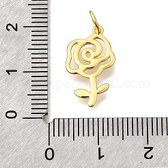 День святого Валентина 925 подвеска в виде розы из стерлингового серебра STER-G046-01G