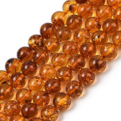 Янтарные шарики нити G-L095-B01-8mm-03