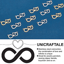 12 шт. 2-х цветные подвески из нержавеющей стали 201&nbsp;STAS-UN0032-45