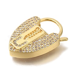 Латунные микро проложить кубического циркония подвески&nbsp;KK-K389-050G-02