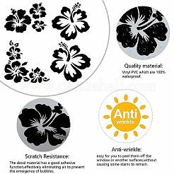 4 pièces 4 styles autocollants de voiture auto-adhésifs imperméables pour animaux de compagnie&nbsp;DIY-WH0308-225A-091