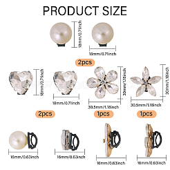 2 комплект из 2-х видов пластиковых пряжек для шнурков&nbsp;DIY-FG0006-55