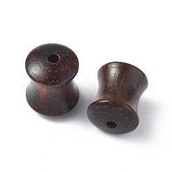 ウッドビーズ  染色されていない  竹の棒  ココナッツブラウン  10x8mm  穴：1.6mm&nbsp;WOOD-I009-02C