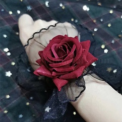 Spitzen-Handgelenksmanschetten; Lolita-Handmanschette der Dark Series&nbsp;PW-WGC86E6-01