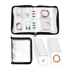 Прозрачная сумка-органайзер для хранения ювелирных изделий из ПВХ на молнии&nbsp;AJEW-PH0012-60