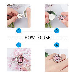 Наборы для изготовления колец на палец своими руками DIY-UN0001-18P