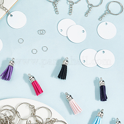 Наборы для изготовления брелока-подвески из алюминия с двусторонней термопередачей своими руками&nbsp;DIY-SP0005-26D