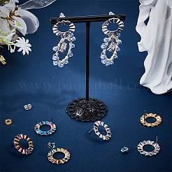 12 шт. 3 цвета фурнитура для сережек-гвоздиков из нержавеющей стали 304 EJEW-UN0002-32