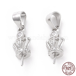 925 серебряная подставка для чашек с родиевым покрытием STER-D035-43P