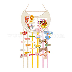 1шт деревянный настенный органайзер для украшений в форме арки/кошки DIY-PH0022-99B