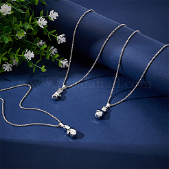 4 шт. ожерелье с подвеской в виде боксерских перчаток из сплава&nbsp;NJEW-UN0001-63AS