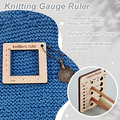 Ensembles d'outils de tricot en bois&nbsp;DIY-WH0888-335AB-02