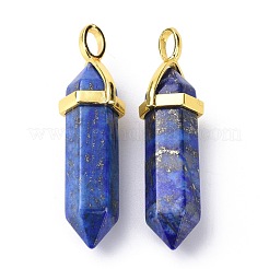 Natürliche Lapislazuli Anhänger hingewiesen&nbsp;G-G025-01G-03