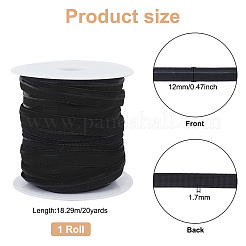 20 ярд плоская полиэфирная нескользящая резинка OCOR-WH0082-72A