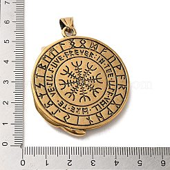 Grands pendentifs en acier inoxydable 304&nbsp;LS-STAS-D091-05AG