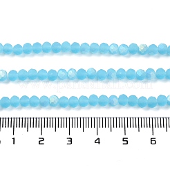 Chapelets de perles en verre transparente  &nbsp;LS-EGLA-A044-T8mm-MB08