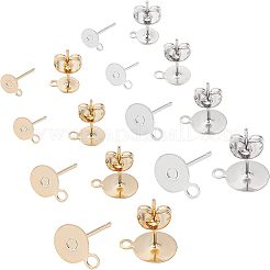 Фурнитура для сережек-гвоздиков из нержавеющей стали 304 STAS-UN0015-23