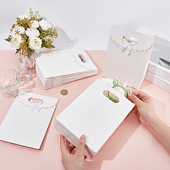 Прямоугольные бумажные подарочные пакеты&nbsp;CARB-WH0017-14A-04