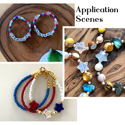 210шт 12 стиля гальванических стеклянных бусин EGLA-SW0001-03