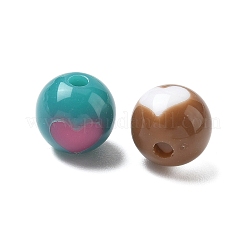 Непрозрачные акриловые бусины&nbsp;OACR-D314-03