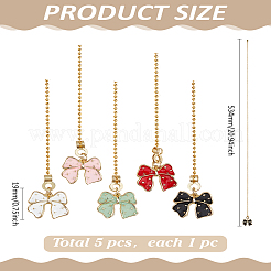 5 шт. эмалированные подвески для потолочного вентилятора с удлинителями цепи&nbsp;HJEW-LP00064