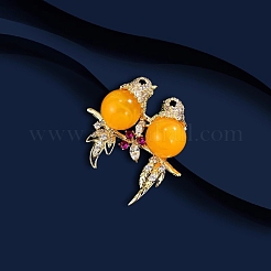 Броши из сплава сорока со стразами для одежды рюкзака&nbsp;LS-PW-WG4E8D5-01