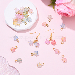 30шт акриловые подвески PALLOY-YW00062-01