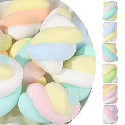 18шт. 6-цветная модель искусственного зефира из смолы DIY-SC0030-90